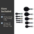 thumbnail image 4 of Farberware Professional 10-Piece Nesting Plastic Measuring Cup and Spoon Set Black, 4 of 10