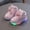 Pink, variant on Girls Light Up Sneakers Size 12(Little Kids), Soft Soled Fashion Flat Breathable Kids Running Shoes Pink