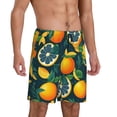 thumbnail image 2 of Fotbe Fresh Orange Pantalones Cortos de Pijama para Hombre, Ropa de Dormir, Pantalones de Pijama Cortos para Hombre-Large, 2 of 6
