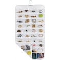 thumbnail image 2 of Hanging Jewelry Organizer,80 Pockets Earring Holder Organizer,Bracelet Organizer with Pockets for Woman,for Hanging Earrings,Necklaces,Bracelets,Rings,Storage,Closet, 2 of 5