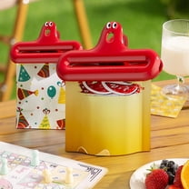 Qnjujn  Silicone Sealing Clips, Airtight Food Bag Clamps for Chips, Cereal, Pasta, Kitchen Organization, Waterproof, Reusable