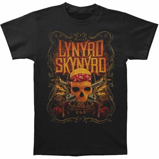 Live Nation - Lynyrd Skynyrd Skull With Gun Classic T-Shirt - Walmart ...