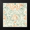 thumbnail image 2 of Vess, June Erica 20x20 Black Modern Framed Museum Art Print Titled - Terracotta Garden Tile V, 2 of 5
