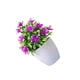 thumbnail image 2 of Bearachild Mini plantas artificiales, bonsái de flores, maceta falsa, aspecto vívido simulado, jardín de plástico, ventana de escritorio para el hogar Flores artificiales Rojo púrpura Bearachild HA084016-03, 2 of 6