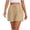 Khaki, variant on Sentmoon Womens Linen Shorts Drawstring High Elastic Waist Womens Biker Shorts Breathable Solid Color Button Down Regular Fit Golf Shorts Women with Pockets Active S-2XL