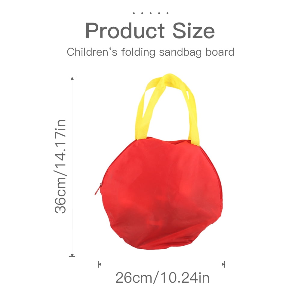 Children's Folding Sandbag Board, Funny Outdoor Toys for Toddlers, Boys Girls Family Party Gifts, Preschool Game Toys for Outside, Indoor, Backyard