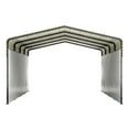 thumbnail image 3 of LZBEITEM 13x20 Ft Outdoor Heavy Duty Metal Carport with 4 Sidewalls & Galvanized Steel Roof for Cars, Boats, and Truck, 3 of 15