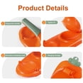 thumbnail image 4 of Batería de Cocina 2 en 1 Dumpling Skin Maker Manual Prensado Masa Herramienta Dumpling Mold (Naranja) Ndcxsfigh Libre de BPA, 4 of 5