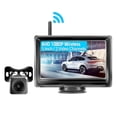 thumbnail image 2 of Wireless HD AHD 1920x1080P 5 Inch 2 Channels Car Video Parking Monitor With Wireless Transmitter Front Rear View AHD Camera ,Easy to Install, 2 of 7