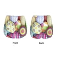 thumbnail image 5 of Lsque Colorful Easter Eggs Printed Women's Running Shorts with Liner Pockets,Elastic Quick Dry Workout Athletic Gym Yoga Shorts,Womens High Waist Shorts-XX-Large, 5 of 9