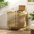 thumbnail image 1 of HOMCOM Buffet Cabinet with Handwoven Rope Doors, Sideboard Cabinet, Oak, 1 of 10