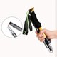 thumbnail image 5 of Bastón telescópico de senderismo de aleación de aluminio | Bastón plegable y ligero de fibra de carbono | Bastón de trekking resistente y duradero para exteriores, ideal para senderismo, monta, 5 of 5