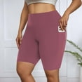 thumbnail image 4 of Sports Shorts for Women,High Waisted Yoga Shorts for Women - Seamless Athletic Shorts for Workout Fitness Running and Everyday Activities - Sporty Design with Pockets for Convenience, 4 of 6