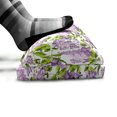 thumbnail image 5 of Mauve Foot Rest, Spring Tree with Vibrant Blossoms Frangrance Botany Plant Eco Illustration Print, Non-Slip Backing Adjustable Ergonomic Memory Foam Leg Support for Office, Lilac Green, by Ambesonne, 5 of 5