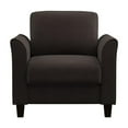 thumbnail image 3 of LifeStyle Solutions New Haven Chair in Coffee Microfiber Upholstery, 3 of 9