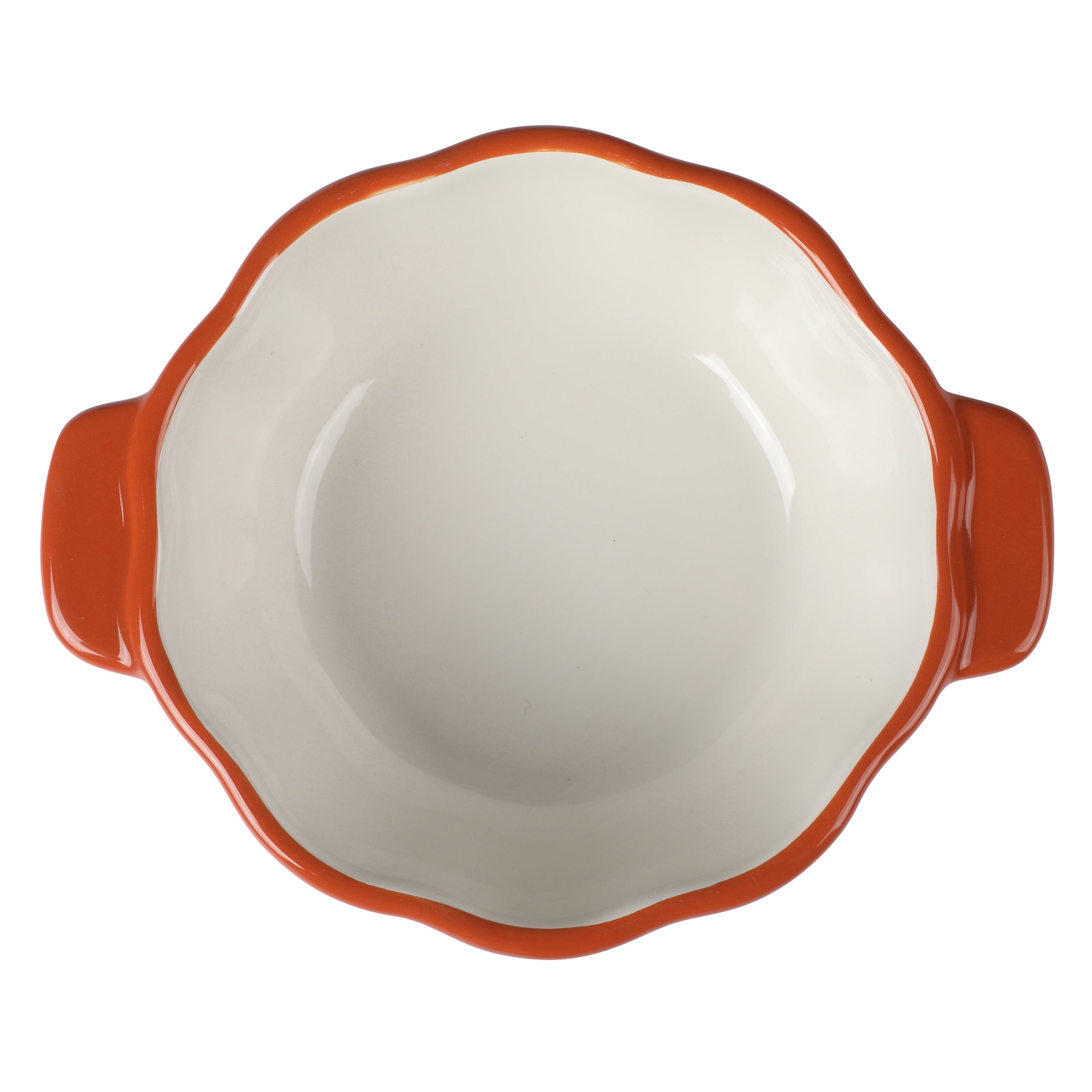 The Pioneer Woman .5 Quart Pumpkin Stoneware Mini Cocottes with Lids, Orange, Set of 3