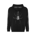 thumbnail image 3 of FAROOT Women Men Zip Jacket Rhinestone Spider Web Print Hoodies Sweatshirt, 3 of 9