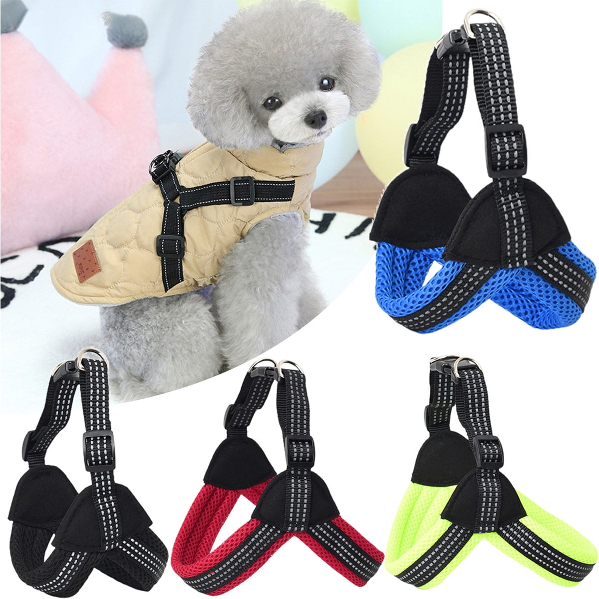 Meidiya No Pull Dog Harness,Stop Pulling & Choking Reflective Dog