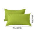 thumbnail image 3 of Ke1Clo Cooling Pillow Cases Queen Size Set of 2, Soft Brushed Microfiber Breathable Cooling Pillow Case for Hot Sleepers with Envelope Closure, Green Pillow Cases, 3 of 6