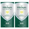 Pack of (2) Mitchum Men Clinical Soft Solid Antiperspirant Deodorant ,Unscented , 1.6 Ounce