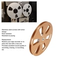 thumbnail image 4 of Empty Tape Reel, Empty Reel 1/4 7 Inch Aluminum Alloy  for Recording Gold, 4 of 7