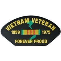 Vietnam Veteran Forever Proud Hat Patch