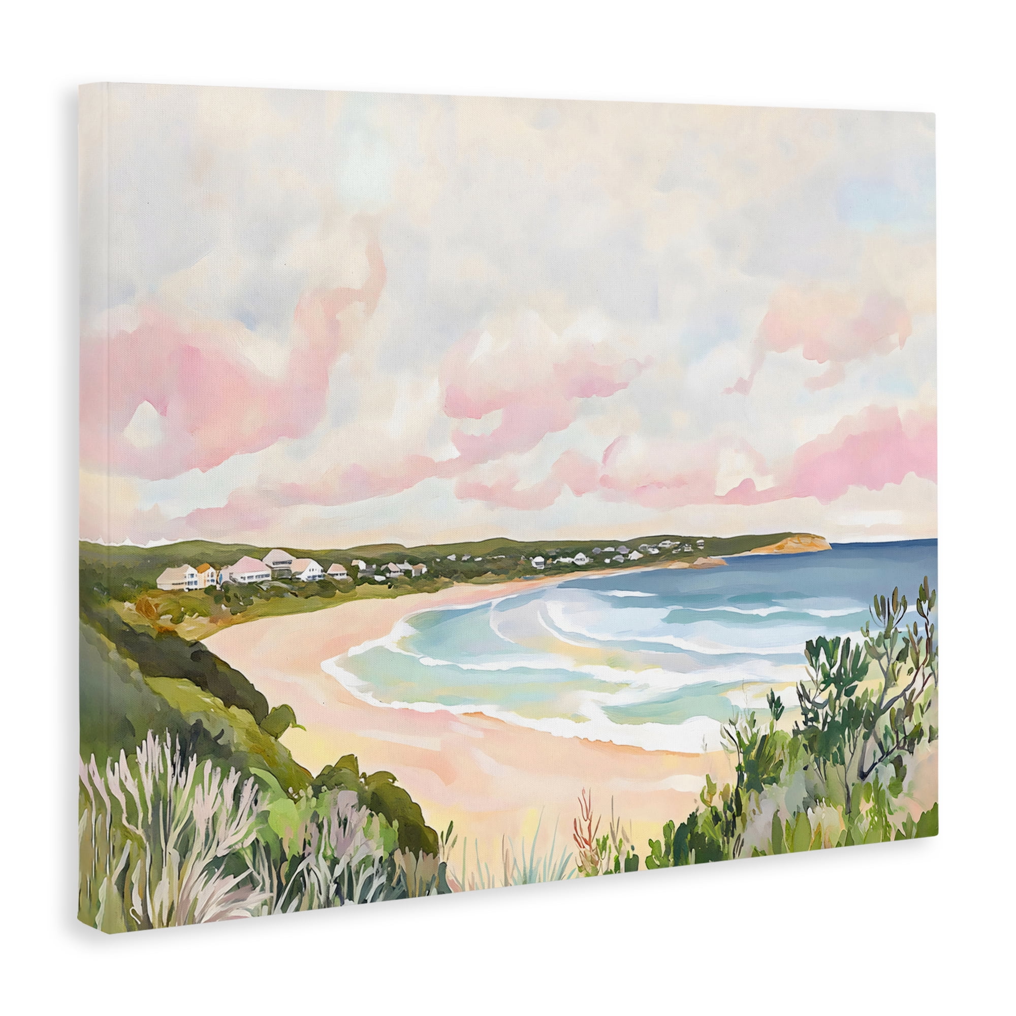 Stupell Industries Serene Sunset Beach Panorama Canvas Wall Art, design by The Prints Vibe