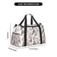 thumbnail image 3 of Fotbe Paris Bolsa de Viaje con Estampado, Bolsa de Fin de Semana para Mujer con Compartimento para Zapatos, Bolsa de Gimnasio con Bolsillo Húmedo, 3 of 7