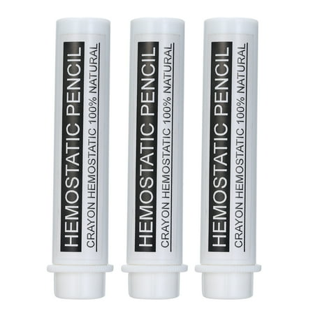 3PCS Pen Type Styptic Pencils Set Bloodstone Stops Cuts Bleeding Shaving Cut Stick -infection Men's Shaving Tool