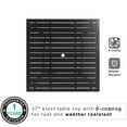 thumbnail image 3 of Sophia & William Outdoor Metal Square Dining Table for 6 Chairs, 3 of 5
