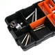 thumbnail image 3 of 2 Piezas Caja de Almacenamiento de Herramientas de Plástico Ecomeon Caja de Herramientas de Tornillo de 2 Capas Color Negro + Naranja, 3 of 6