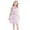 A-Purple113, variant on Bobifish Big Girls Dress Soft Bloom Square Neck Strap Sleeveless Sleepdress Home Dress Soft Sleepdress