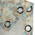 thumbnail image 4 of Ambesonne Shabby Flora Grommet Curtain, Vintage Garden Leaf, 50" x 84", Pale Blue Purple White, 4 of 6