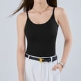 thumbnail image 5 of Nmnitkp Women's Pajamas Summer Breathable Round Tie Chest Pad With Suspender Sleeveless Plus Size Top Pajamas, 5 of 9