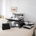 thumbnail image 4 of Erosebridal Grey High Heels Bedding Sets King Size,Bling Glitter Bed in a Bag King size,Dreamy Princess Bedding King Size,Breathable Fashion Room Decorative,Reversible,7-Piece, 4 of 6