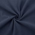 thumbnail image 6 of Mens Corduroy Pullover with Mock Neck and Leather Elbow Patches Durable and Stylish Autumn Clothing Navy M, 6 of 8