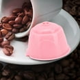 thumbnail image 3 of 5-Pack Reusable Refillable Coffee Capsules, Compatible with DOLCE GUSTO Series Coffee Machines, Pink, 3 of 8