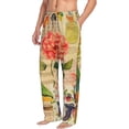 thumbnail image 2 of Balery Vintage Bird print Men's Pajama Pants,Ultra Lightweight Pjs,Lounge Pant-Medium, 2 of 9