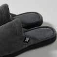 thumbnail image 3 of Roxoni Men's Soft Two Tone Memory Foam Indoor Outdoor Clog Warm Scuff Slipper, 3 of 6