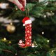 thumbnail image 5 of Decoración navideña 26 letras Decoración para árbol de Navidad Colgante Adornos para árbol de Navidad Adornos navideños personalizados DIY Decoración navideña Decoración colgante para árbol de Navidad, 5 of 5