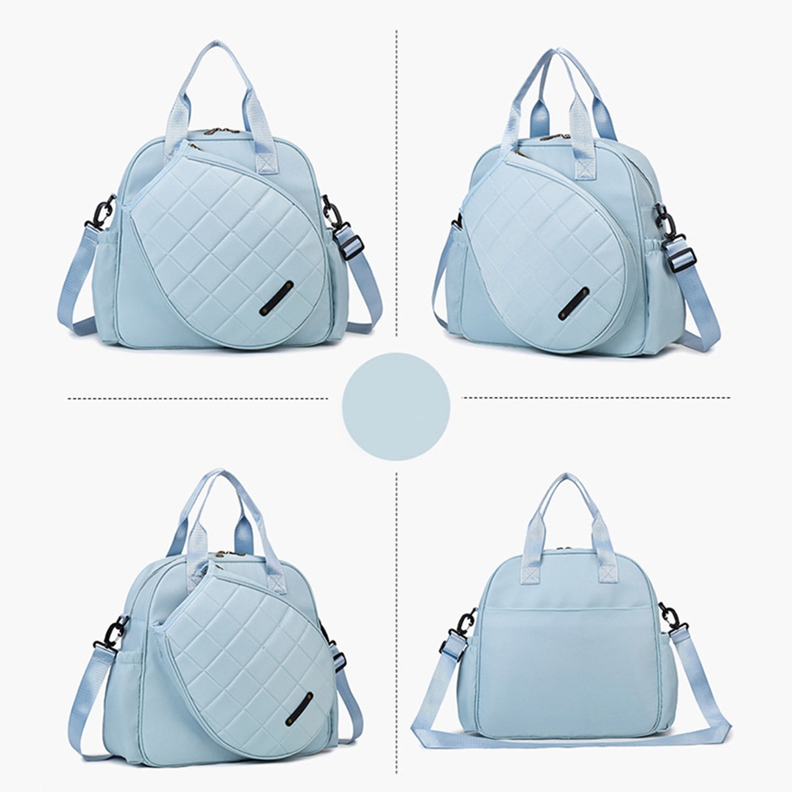 Tennis Racket Carrying Bag with Adjustable Shoulder Strap Light Weight Badminton Gear Bag for Tennis Player Beginner