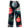 thumbnail image 5 of Tnhcen Women’s Christmas Pajama Set Long Sleeve Button Front Christmas Tree Print Pajamas Pants Soft Holiday Loungewear Pjs Home Clothes S-2XL, 5 of 5