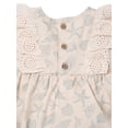 thumbnail image 6 of Modern Moments by Gerber Baby Girl Bubble Romper with Eyelet Trim, Sizes 0/3 onths - 24 Months, 6 of 7