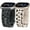 Black & Starlight, variant on 2 Pack Leopard Engraved Band Compatible with Fitbit Versa 4/Versa 3/Sense 2/Sense Band Women, Two-Tone Cheetah Soft Silicone Sport Designer Summer Replacement Wristband Strap for Versa 4