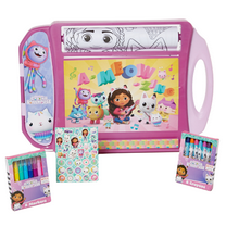 Innovative Designs Gabby's Dollhouse Markers Set with Crayons, Fine Point, Assorted Colors, 20 Count