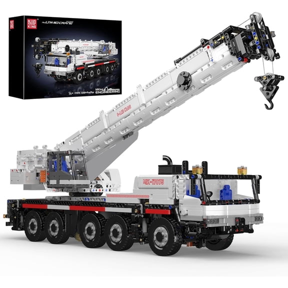 LTM 1110 Crane Building Block Kits, APP/Remote Control Engineering Truck Construction Kit with 8 Motors, Gift for Age 14 /Adults Collections Enthusiasts (3248  Pieces)