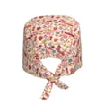 thumbnail image 2 of Kdxio Firefighter Icons Pattern Turban Hat for Women Men Comfortable Adjustable Cleaning Working Cap with Sweatband, 2 of 8