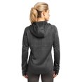 thumbnail image 2 of Sport-Tek L248 Ladies Tech Fleece Full-Zip Hooded Jacket, Graphite Heather, 3XL, 2 of 2