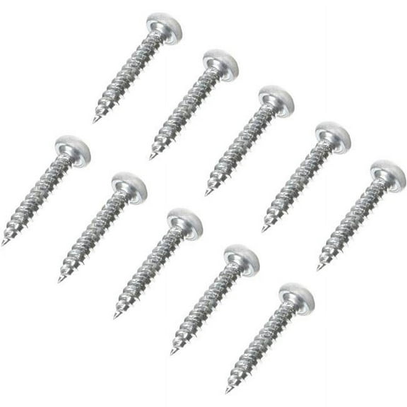 AP Products APP012-PSQ500W 8X1-1-4 8 x 1.25 in. Pan Head Square Recess Screw, White