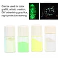 thumbnail image 4 of Esquirla 4 Color Professional Luminous Fluorescent Powder s, 5pcs Mixing Liquid, Night, 4 of 8
